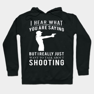 Serious About Shooting: Let's Discuss Firearms, No Matter the Topic! Hoodie